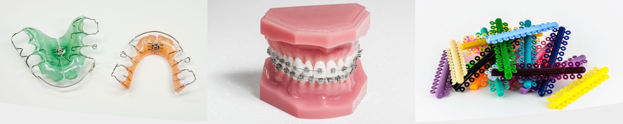 Examples of visible braces